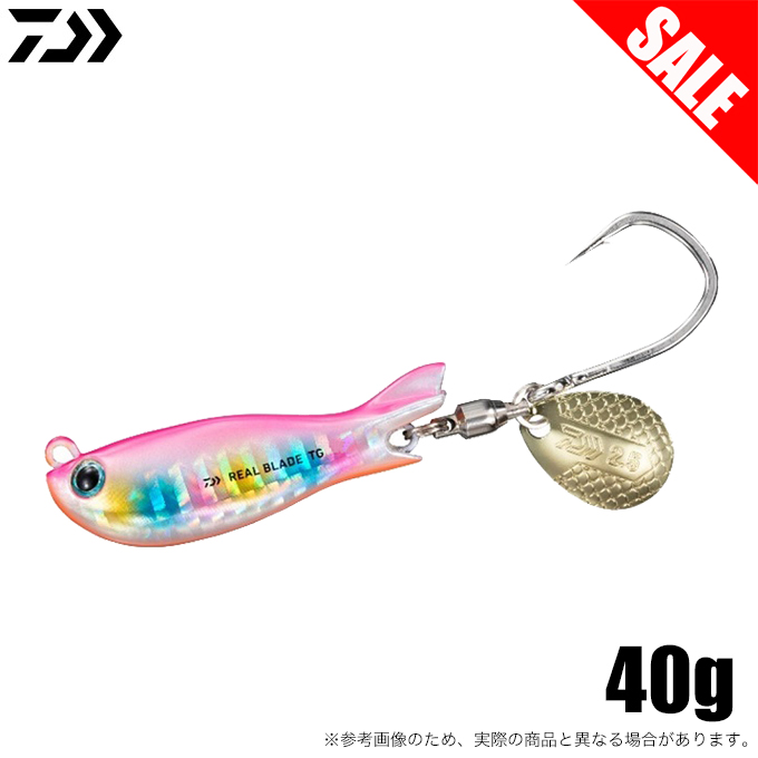 26日まで出品　サワラ　ブレードジグ　シマノ　タングステン DAIWA（ダイワ） (5)【目玉商品】ダイワ リアルブレードTG 40g (ピンク