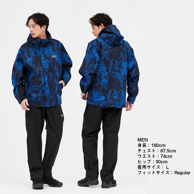 ダイワ　DR-3824 RAINMAXレインスーツ ブラック　セットアップ　XL DAIWA（ダイワ） DR-3824 (ブラック M) RAINMAX レインスーツ (レイン