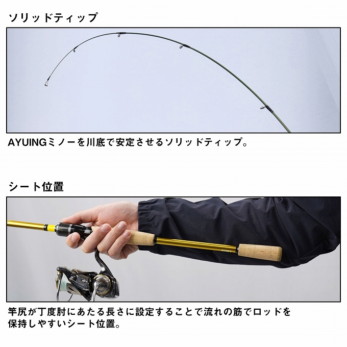 ダイワ Neostage AY（ネオステージ AY）　100MB-S DAIWA（ダイワ） ネオステージ AY 100MB-S ベイト (鮎ルアーロッド