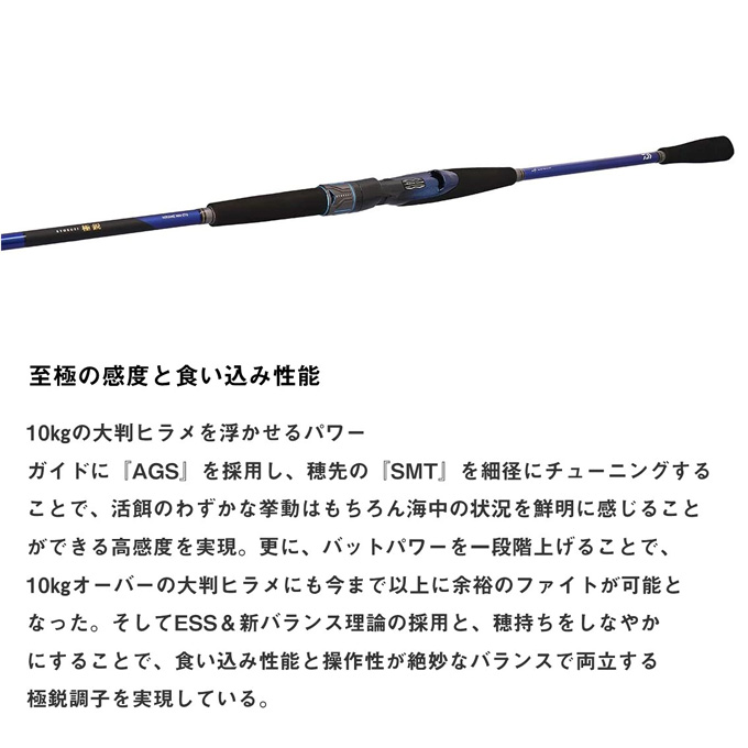 DAIWA（ダイワ） (7)【目玉商品】ダイワ 24 極鋭ヒラメ M-240・K (船竿