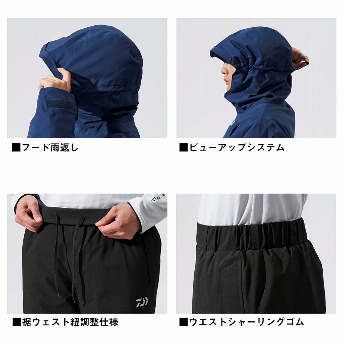 DAIWA（ダイワ） DW-3524 (ブラック／L) レインマックス(R) ウィンター