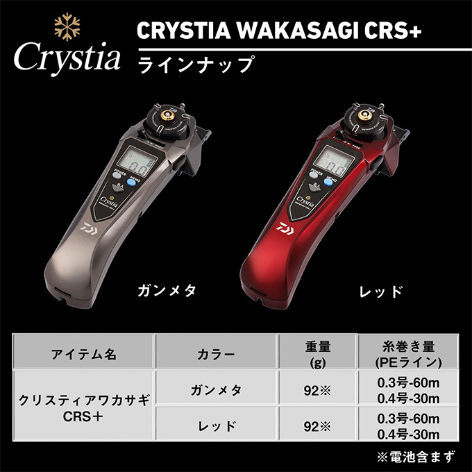 DAIWA（ダイワ） 24 クリスティア ワカサギ CRS+ ガンメタ (2024年