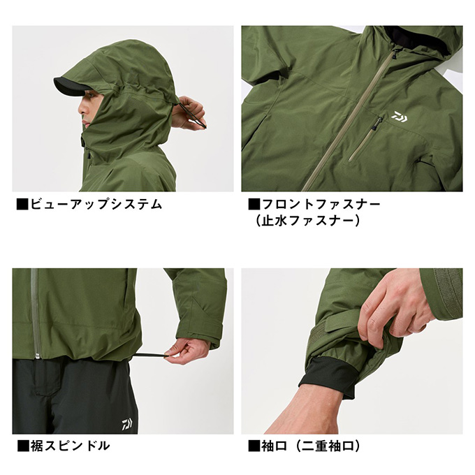 DAIWA（ダイワ） DW-3525 (ネイビー／XL) レインマックス ウインター