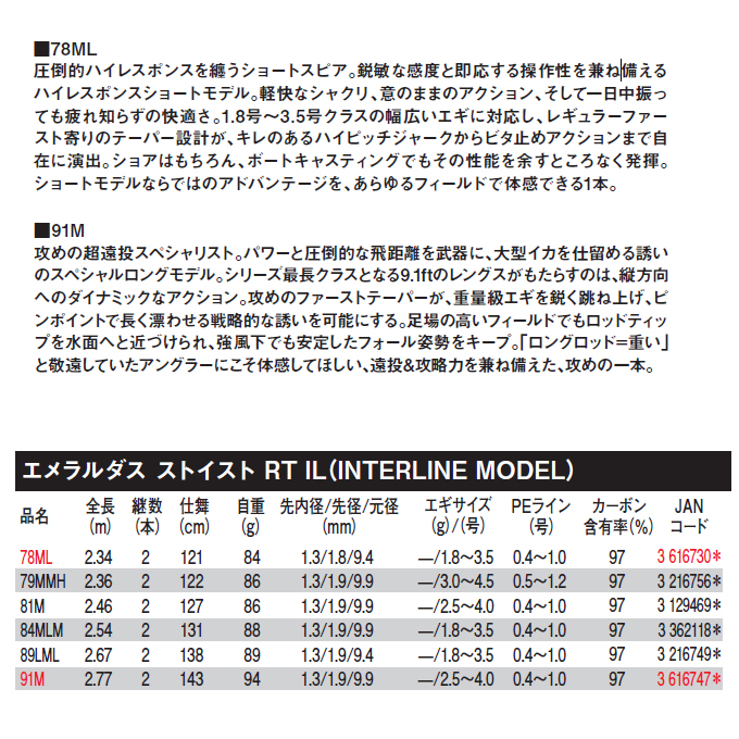 DAIWA（ダイワ） 【予約商品】ダイワ 26 エメラルダス ストイスト