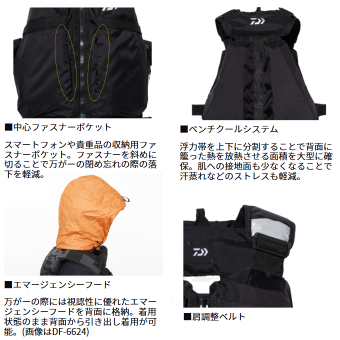 DAIWA（ダイワ） (5)ダイワ DF-4026 タクティカルロックショアベスト