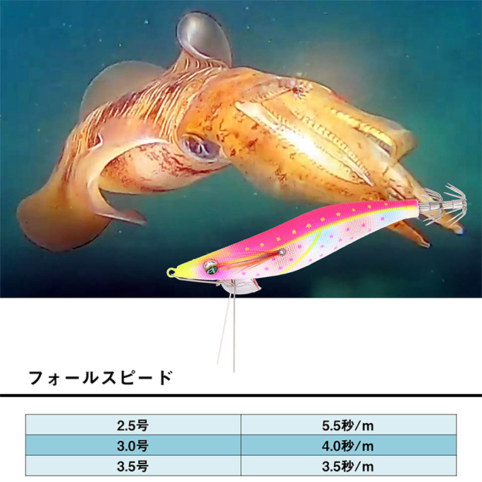 DAIWA（ダイワ） エメラルダス ダートLC ネガード 2.5号 (赤−縞