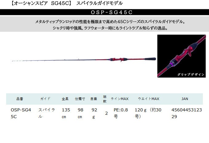 取り寄せ商品】 クレイジーオーシャン オーシャンスピア OSP