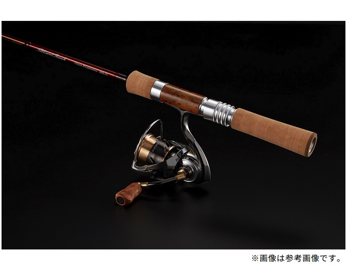 23エアリティ　純正ハンドル+SLP黒檀ノブ ダイワ純正/SLP WORKS】Iシェイプウッドノブ HKWD