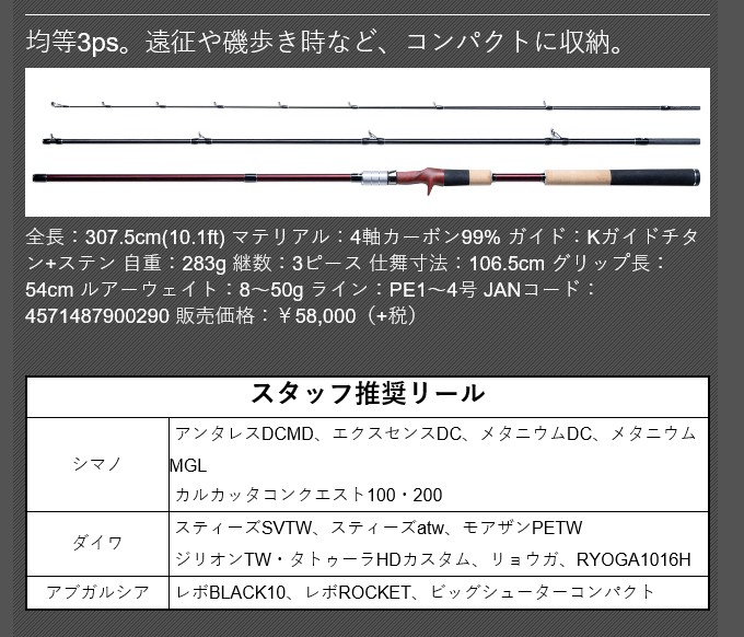 取り寄せ商品】フィッシュマン ブリストベンダバール 10.1M (2020年