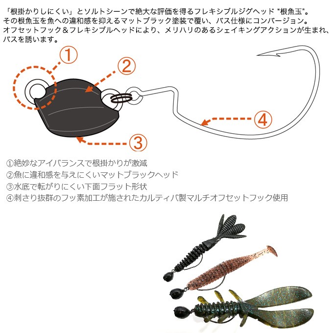 一誠(issei) 海太郎 根魚玉ブラック (重さ：5g / フックサイズ：#1/0) 【メール便配送可】/(5)  :4589611475149:つり具のマルニシYahoo!ショップ - 通販 - Yahoo!ショッピング