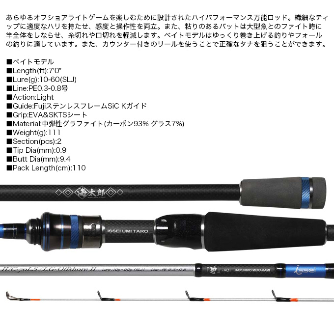 オフショアロッド イッセイ 海太郎 「碧」IUS-70LS/LG-Offshore2