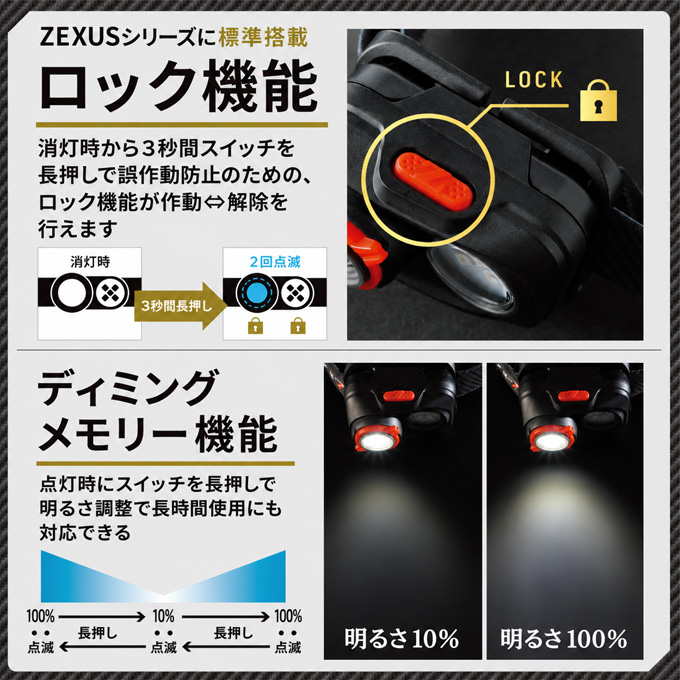 冨士灯器 ゼクサス ZX-S730（ZG-01CRセット）初回限定版 (充電タイプ