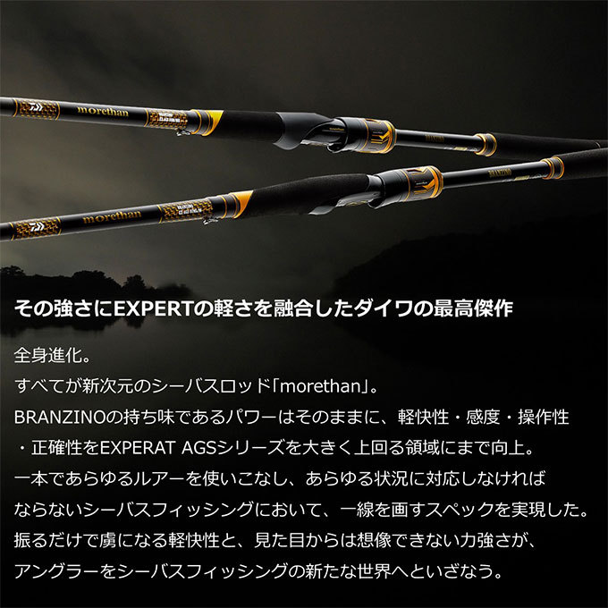 DAIWA - ダイワ  21 モアザンブランジーノ EX AGS 87ML DAIWA 21モアザン ブランジーノ EX AGS 87MLの最安値・インプレ