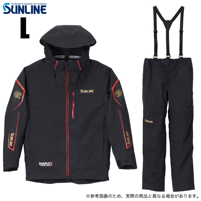 【traction専用】 サンライン　サーモセレクトシェルスーツ サンライン SUW-23301 ディアプレックス サーモセレクトシェルスーツ L