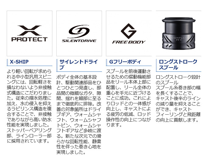 シマノ（SHIMANO） 【目玉商品】シマノ 21 コンプレックス XR C2000F4