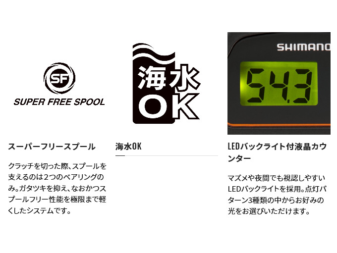 シマノ 21 バルケッタBB 151DH-PG 左ハンドル (2021年モデル