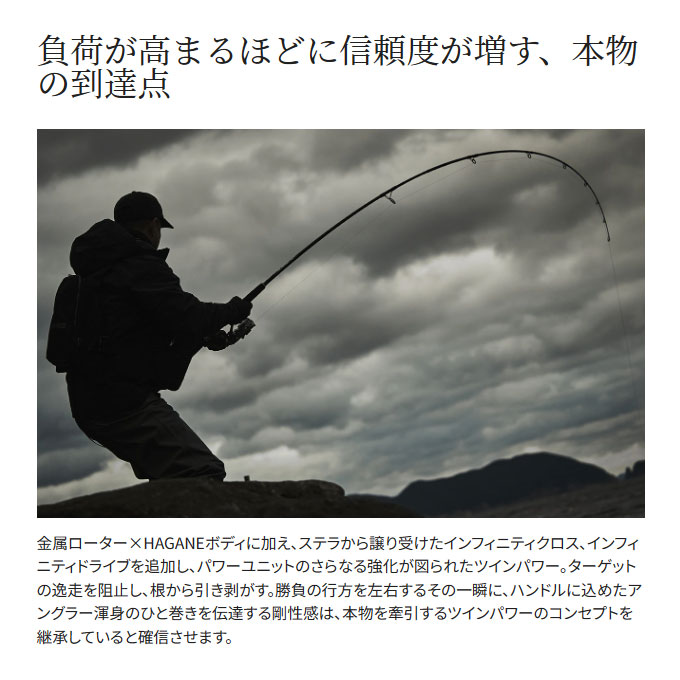 シマノ 24 ツインパワー 4000M (2024年モデル) スピニングリール シマノ 24 ツインパワー 4000M (2024年モデル) スピニングリール