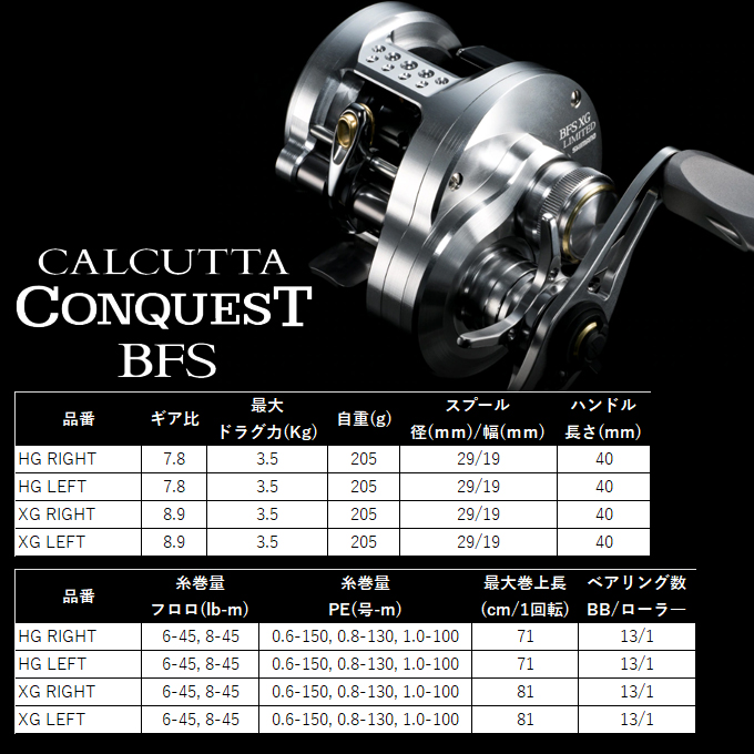 【極美品】シマノ　カルカッタコンクエストBFS HG 左ハンドル 4969363045713_3.jpg