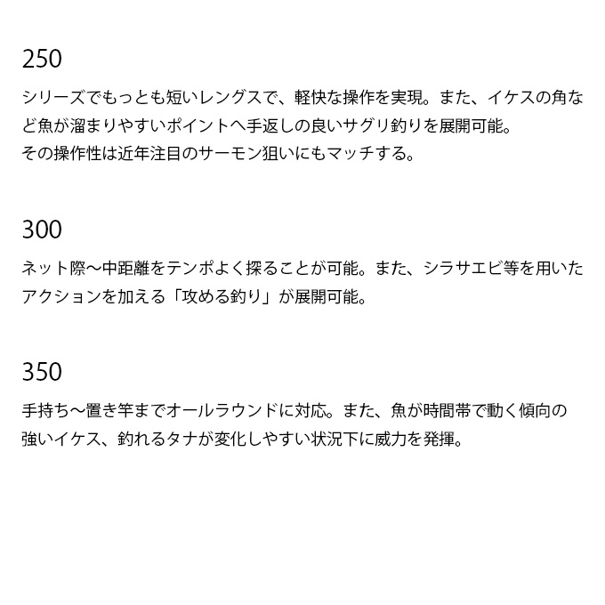 シマノ（SHIMANO） 24 シーマーク ベイト さぐり 350 (海上釣り堀竿