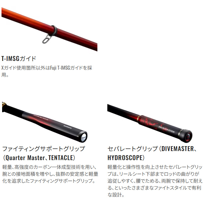 シマノ（SHIMANO） 24 ファイアブラッド グレ クォーターマスター 1.2