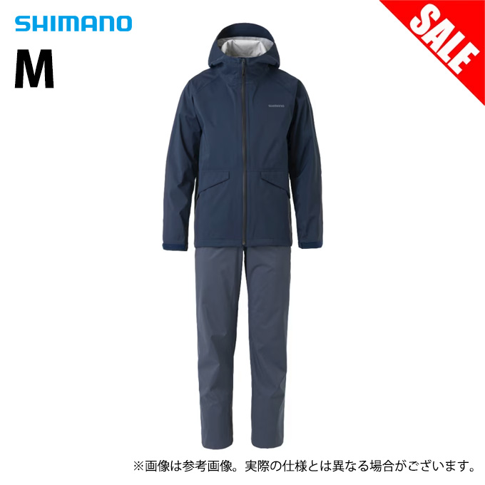 新品　シマノ　RA-005V　Mサイズ 上質な生地質感、ハイコスパ・レインスーツ　ブラック　送料込み シマノ レインウェア RA-005V ベーシック フィッシングレイン