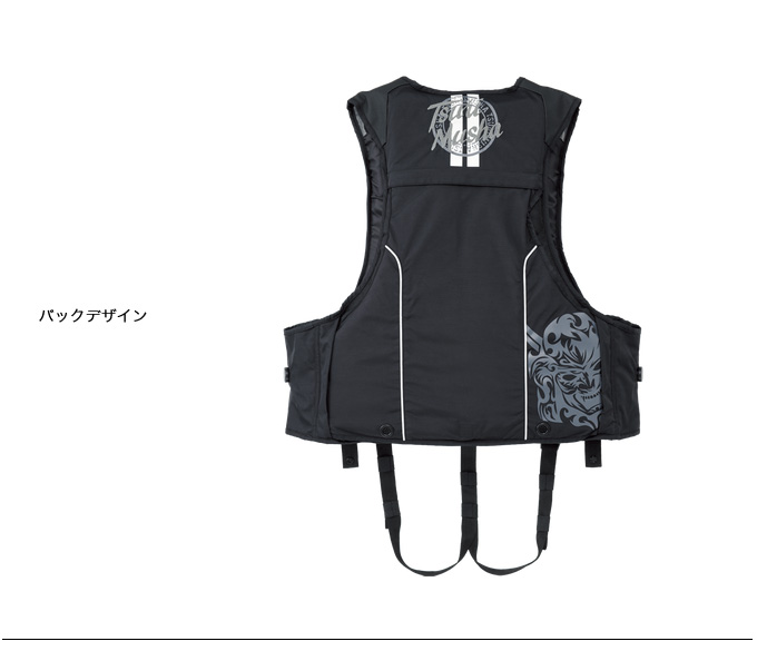 取り寄せ商品】 釣武者 コーデュラダイヤルベスト (グレー／3L