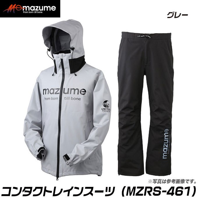 マズメ　コンタクトレインスーツ　サイズL mzrs461-gray.jpg