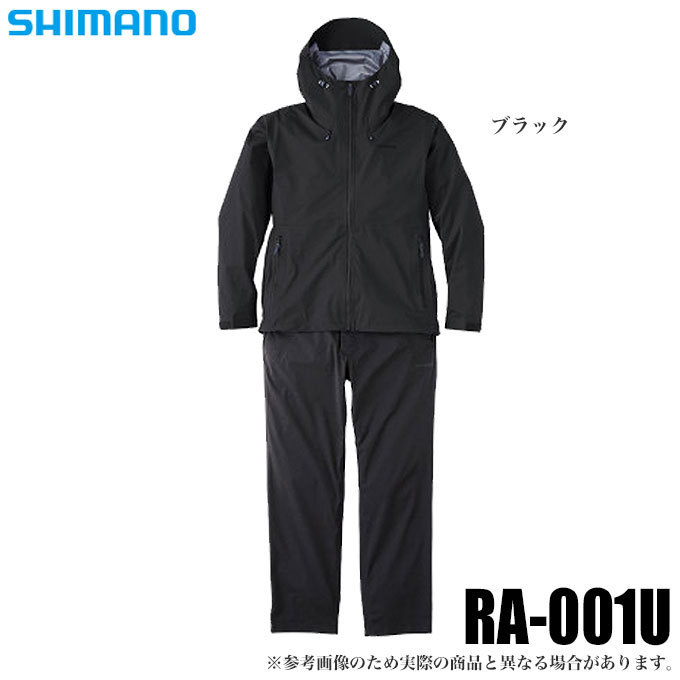 目玉商品】シマノ レインギアスーツ RA-001U（ブラック）/(5) :ra-001u-blk:つり具のマルニシYahoo!ショップ - 通販 -  Yahoo!ショッピング