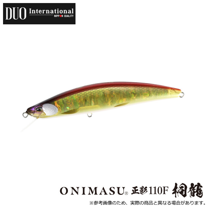 DUO（デュオ） (5)DUO 鬼鱒 正影 110F 桐龍 CCC4525 螺鈿赤金