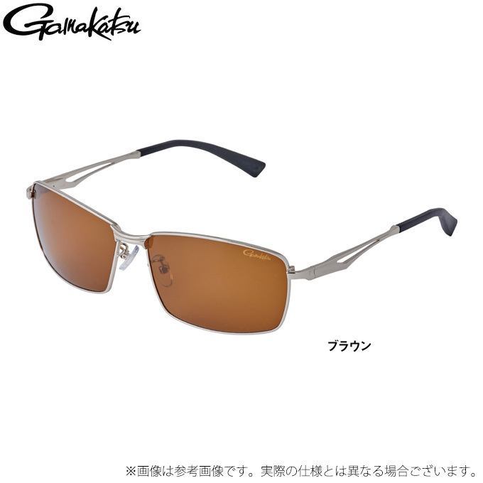 【原価ぶっ壊し割引】16 アセテートサングラス Gamakatsu 【取り寄せ商品】 がまかつ GM1780 (ブラウン) 偏光