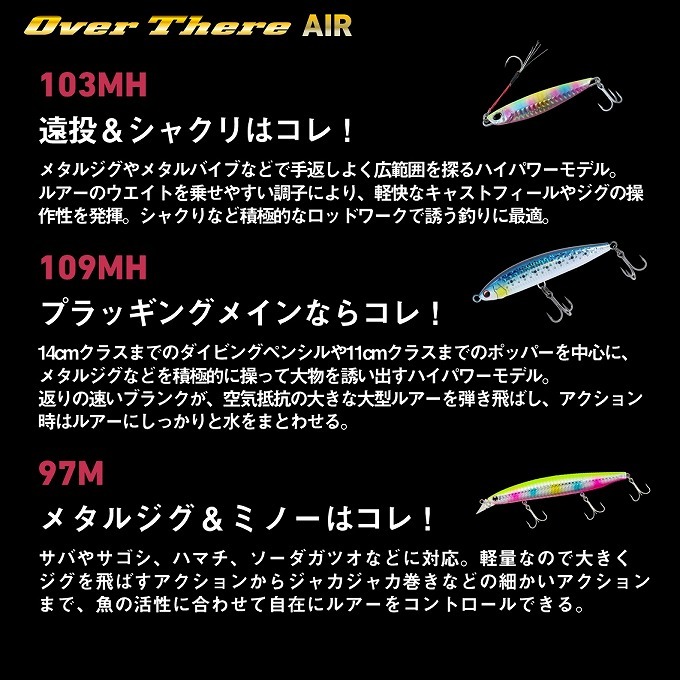 DAIWA（ダイワ） 【取り寄せ商品】ダイワ 20 オーバーゼア AIR 103MH