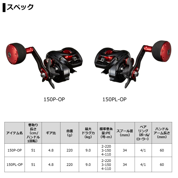 DAIWA（釣り） 【目玉商品】ダイワ 21 フネ XT 150P-OP PE3号糸