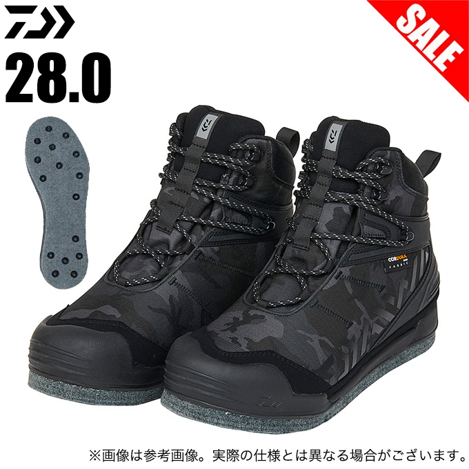 Amazon | ダイワ(DAIWA) シューズ/釣り DS-2180-H ブラック 25.0
