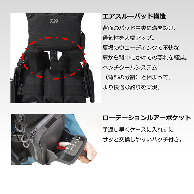 DAIWA（釣り） ダイワ DF-6122 ベンチクールゲームベストV