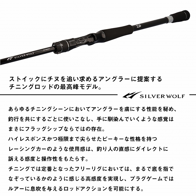 DAIWA（ダイワ） 25 シルバーウルフ EX 72MLB-S (チニングロッド