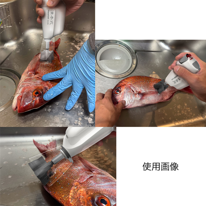 5)ハピソン Hapyson × 津本式 YH-370 充電式ウロコ取り器 (電動ウロコ