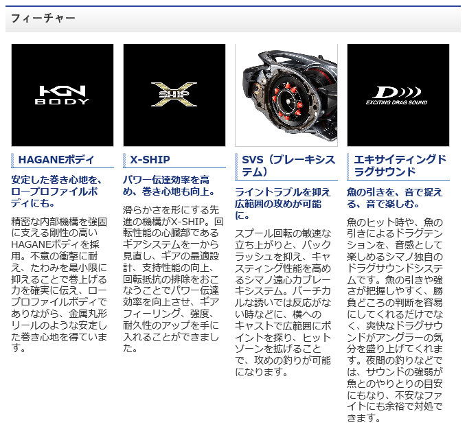 101HG 16 スティーレ 101HG SHIMANO(シマノ) 自重145g