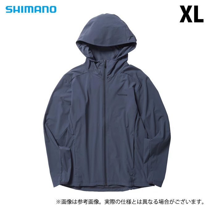 シマノ WJ-020W (XL／ブルーチャコール) テックフーディー