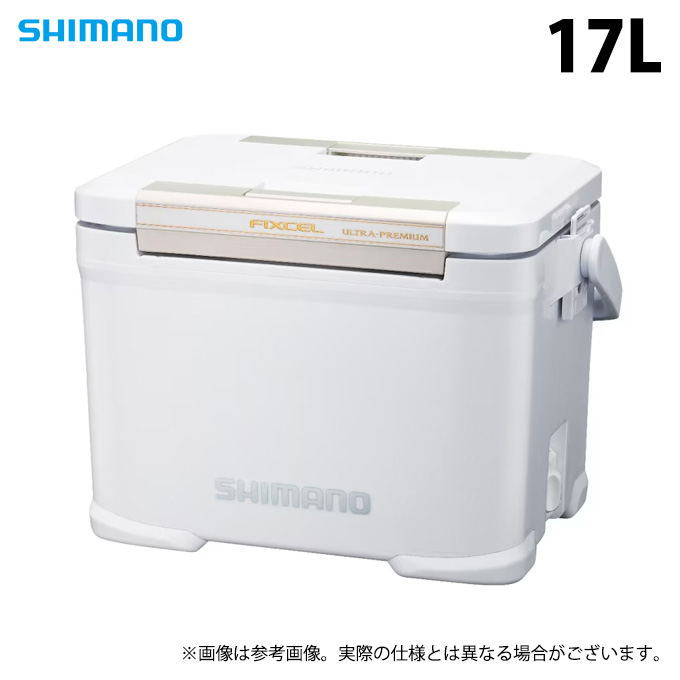 【目玉商品】シマノ フィクセル ウルトラ プレミアム 17L (NF-017X) アイスホワイト (クーラーボックス) /17リットル /(7)