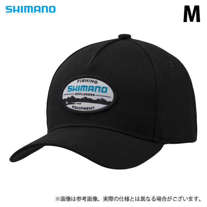 経典ブランド シマノ CA-057X (ブラック／M) スタンダード ワッペンキャップ 帽子