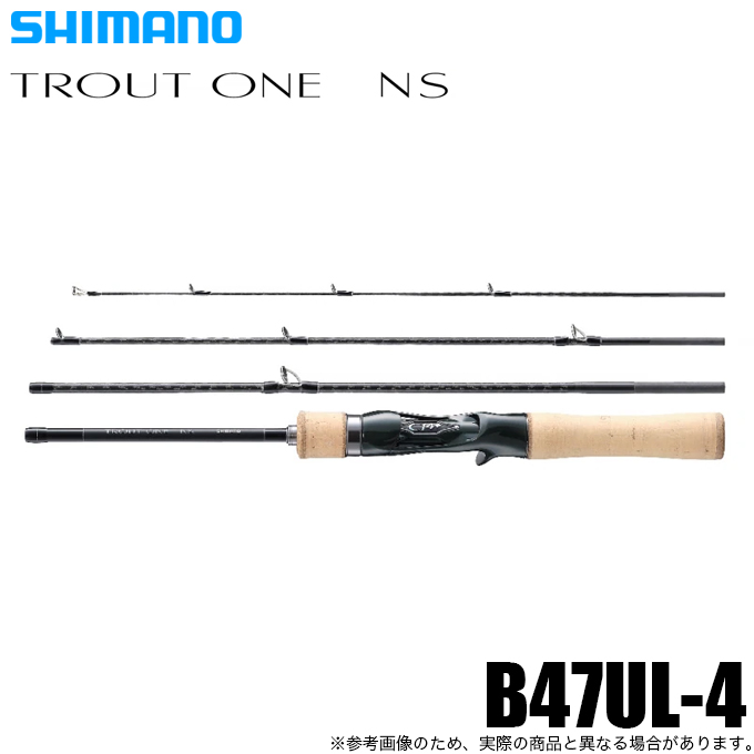 (5) シマノ 24 トラウトワン NS B47UL-4 (トラウトロッド) ベイト 