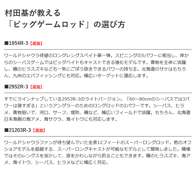シマノ 20 ワールドシャウラ BG 21203R-3 (2021年追加モデル