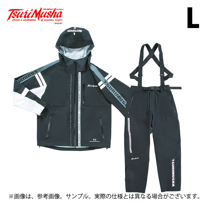 釣武者　レインスーツ　ＸＸＬ 取り寄せ商品】 釣武者 テクニカルアーム 3レイヤーレインスーツ