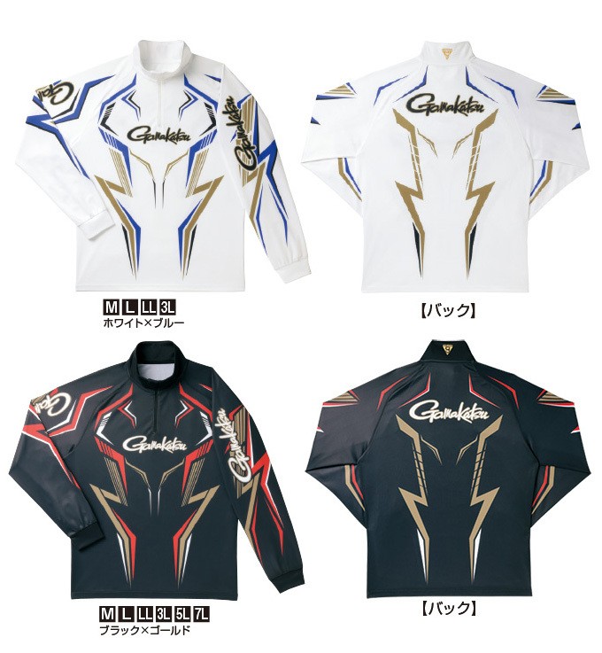 Gamakatsu（がまかつ） 【取り寄せ商品】 2WAYプリントジップシャツ
