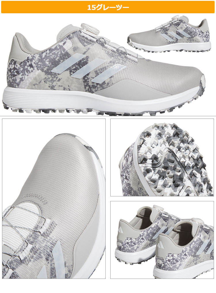 adidas アディダス ゴルフシューズ S2G SL ボア 23 lij44 (EEE