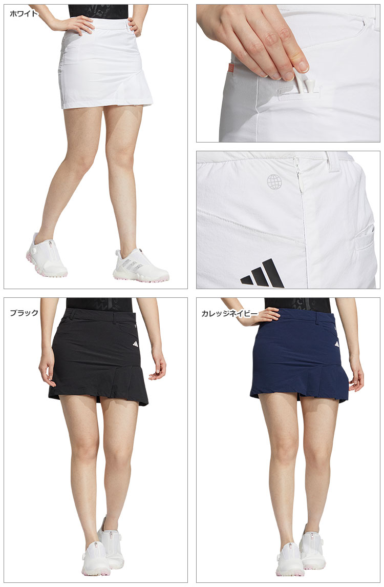 adidas アディダス ゴルフウェア NMJ25 サイドプリーツ