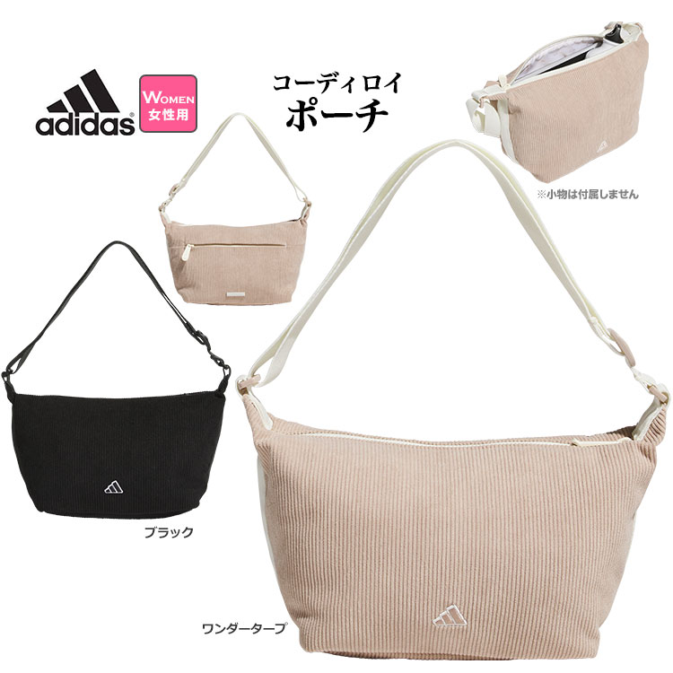 adidas☆コーデュロイ ポーチ 24AW新作☆コーデュロイポーチ【Adidas】 Corduroy Look Pouch