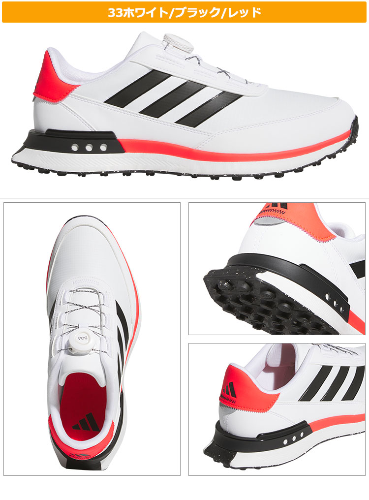 adidas（アディダス） ゴルフシューズ MDK92 S2G SL ボア 24 BOA
