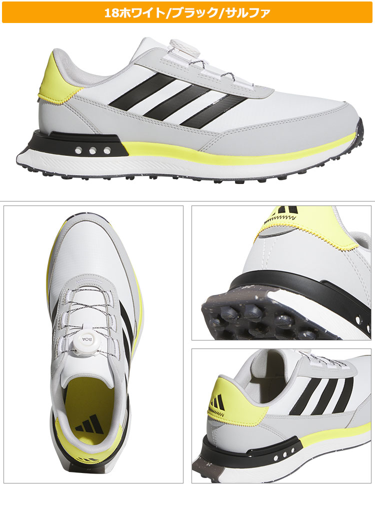 adidas（アディダス） ゴルフシューズ MDK92 S2G SL ボア 24 BOA