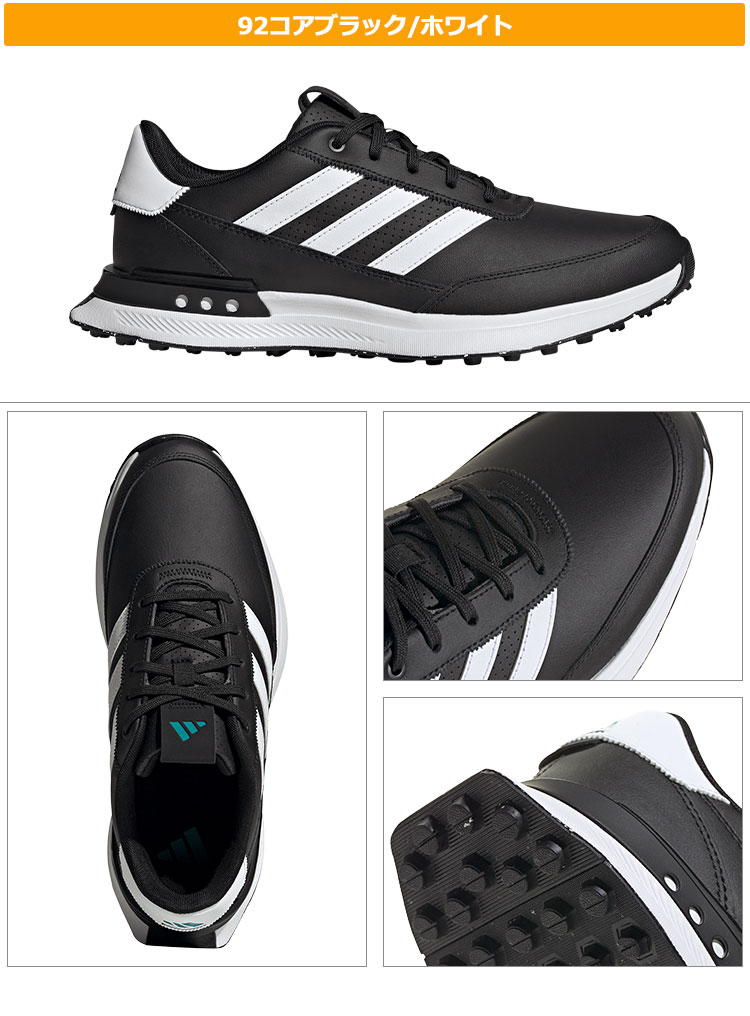 【新品未使用】adidas ゴルフシューズ ブラック26cm adidas (アディダス) ゴルフシューズ メンズ SIZE 26cm ブラック